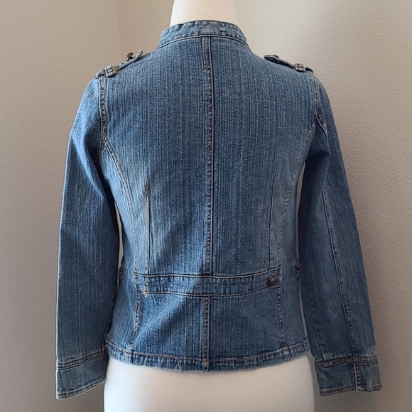 Unfabulous Denim Patchwork Embroidered Jacket - Picture 4 of 9